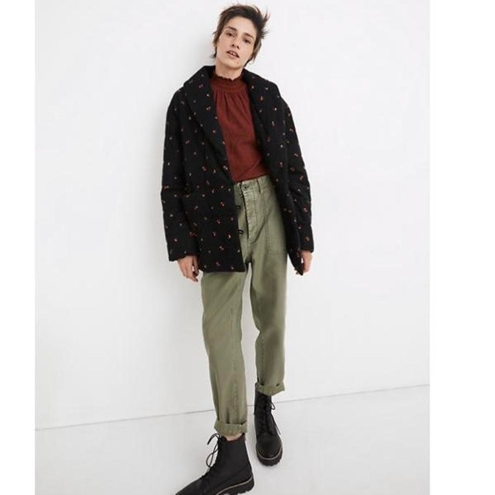 NWT Deadstock Madewell Corduroy Dumont Quilted Jacket/Coat in Amie Floral